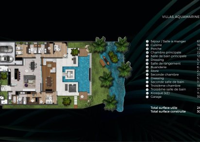 Maison/Villa - 3 chambres - 301 m²